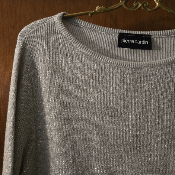 Vintage Pierre Cardin silver pullover - Picture 6 of 7